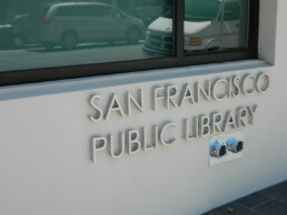 San Francisco Public Library Signage