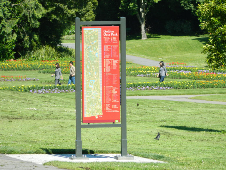 Golden Gate Park Signage | Wayfinding Signage | Priority Architectural ...